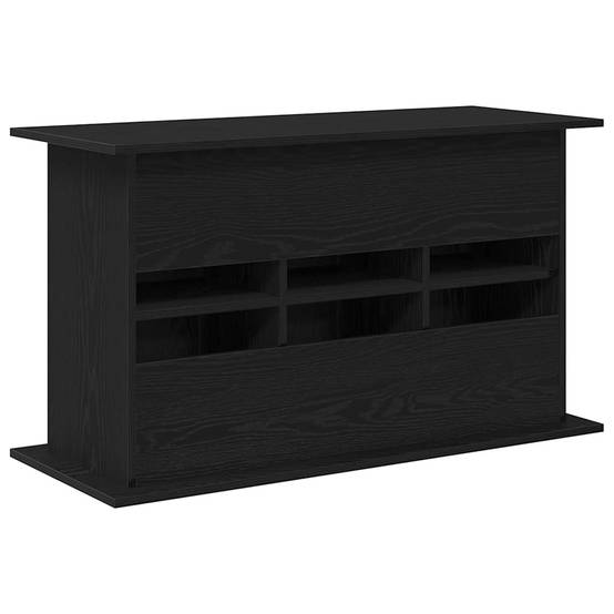 Meuble d'aquarium Chêne Noir 101 cm avec 6 Portes de Rangement - ComfortXL Outdoor Living - Image 8