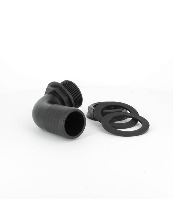Trop-plein cuve eau 1000L - Embout coudé Diamètre 40 mm - Image 1
