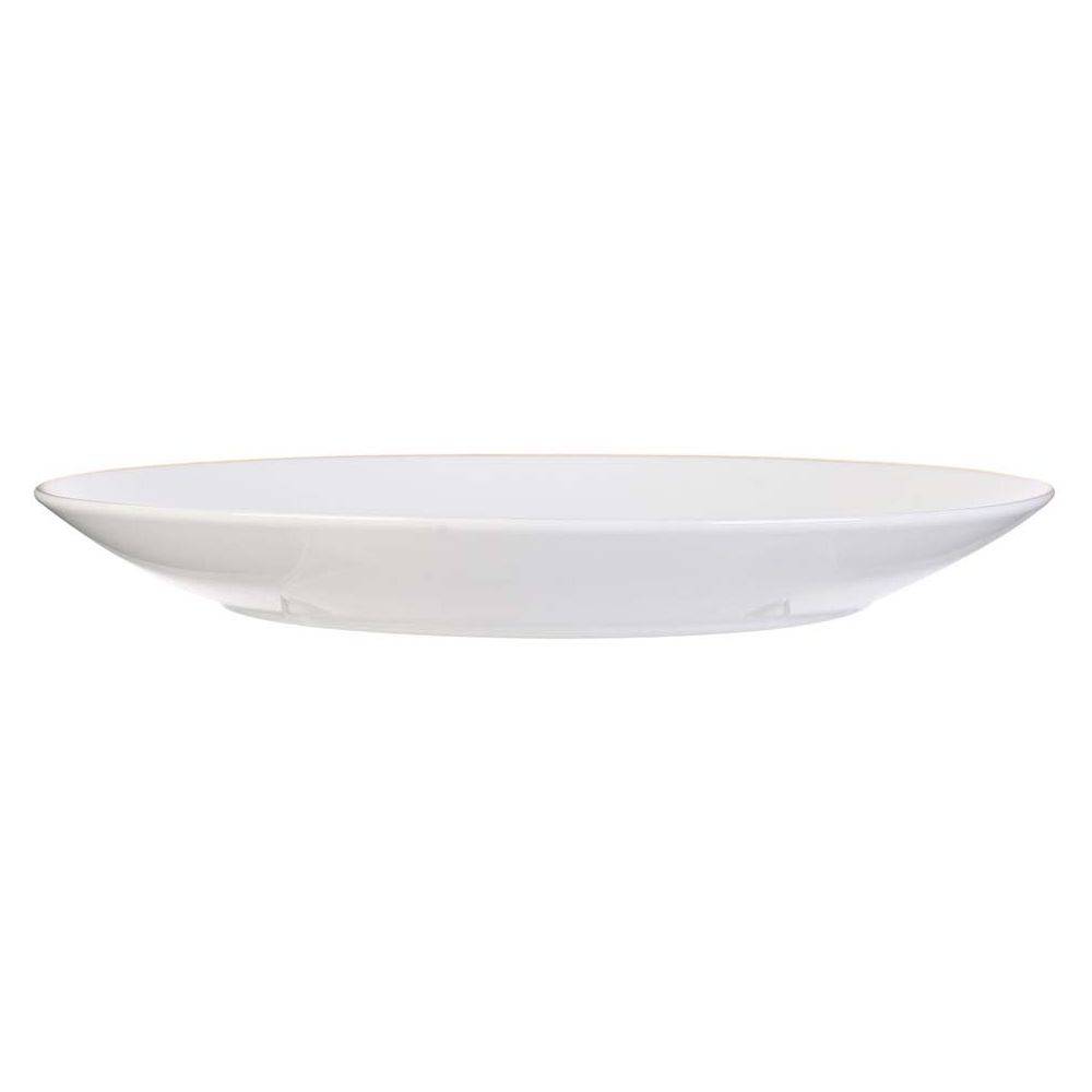 The Home Deco Factory - Assiette en porcelaine avec liseré doré (Lot de 6) Assiettes plates - 26 cm - Imagen 3
