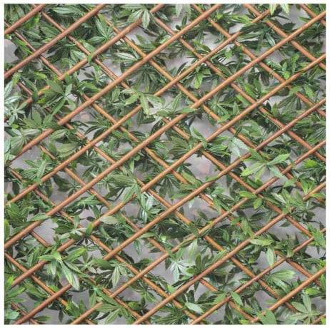 James Grass - France Green - Treillis feuilles de vigne vierge , Long 28 m, Hauteur 1 m - Imagen 3
