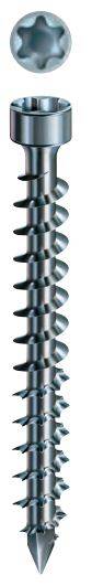 Vis bois SPAX tête cylind. Wirox 8x240 mm Filetage total pointe Cut - Boite de 50 - 1221010802405