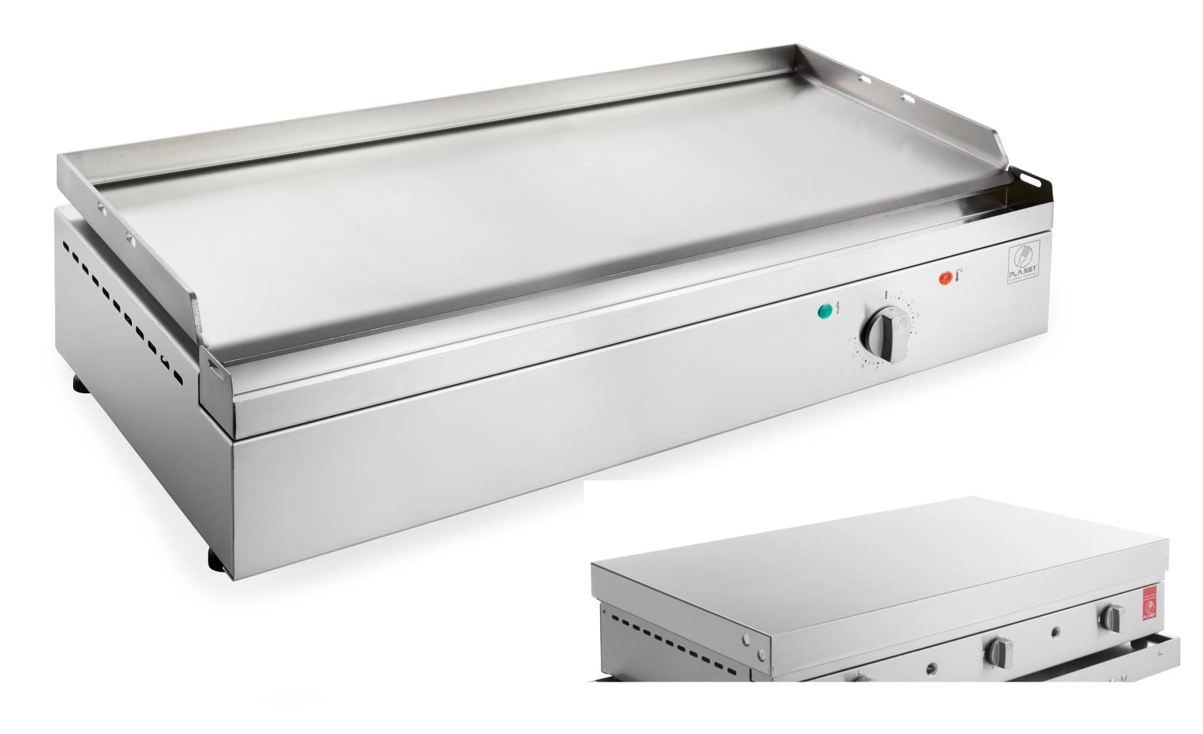 Plancha Planet - Plancha CHEF 80 ELEC - Lisse + Couvercle - Imagen 1