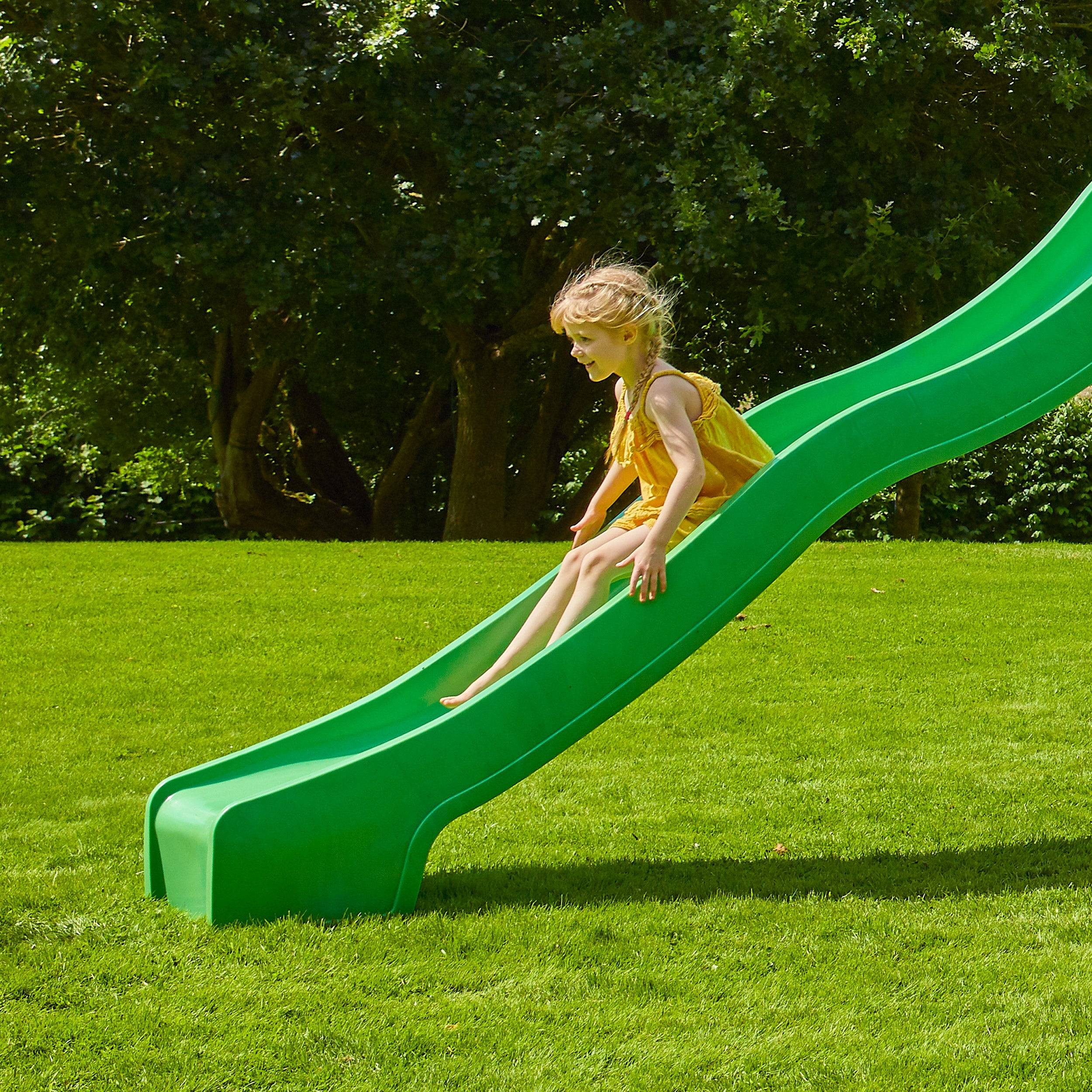 Tp Toys - AIre de jeux toboggan et pont suspendu - bois FSC® - H270 cm - CITRONNIER SKYWOOD - Imagen 8