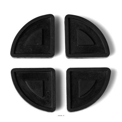 Artificielles - Cales pour pots extérieurs - dimhaut: H 44 cm - couleur: Noir