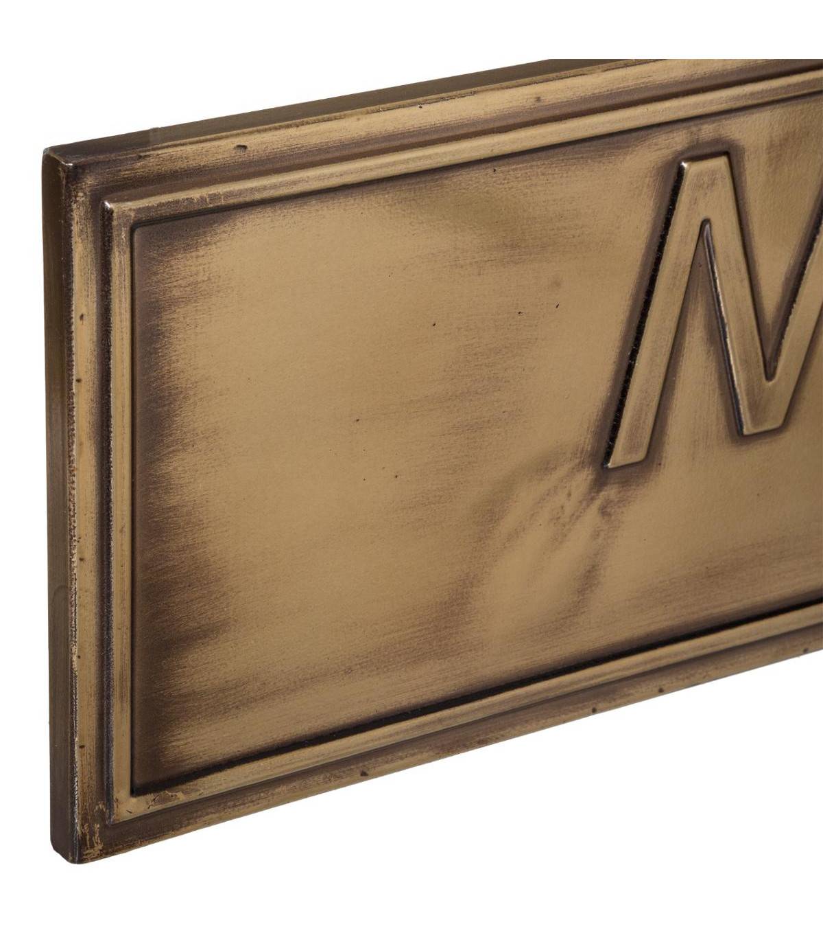 Décoration murale en Métal doré Lettres en relief  99 x 20 cm - Imagen 2