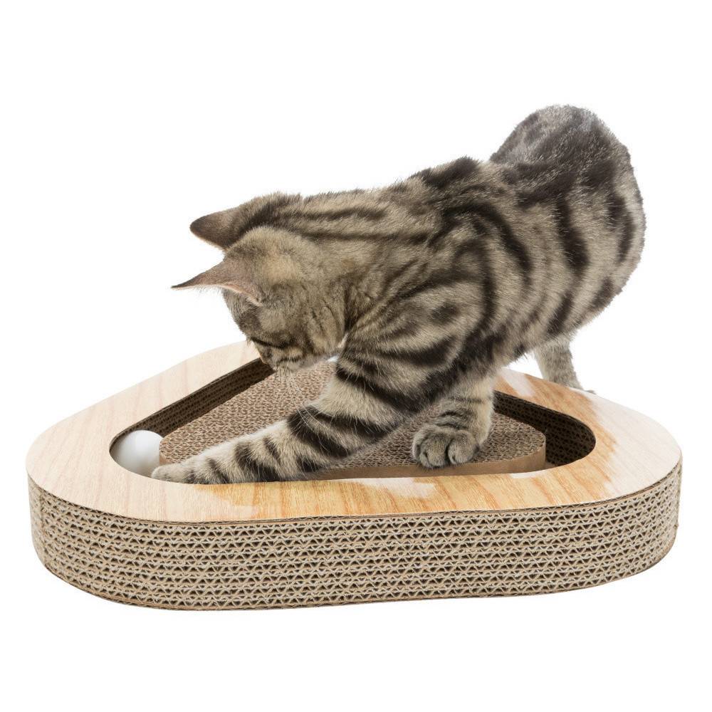 Trixie - Plaque griffoir triangulaire, 36 cm. pour chat. - Imagen 2