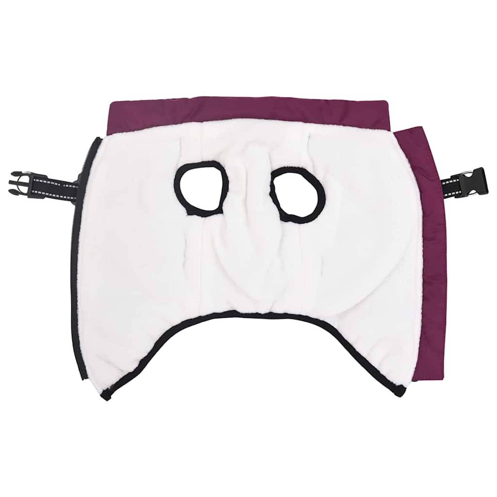 Doudoune Chien Polaire Imperméable Harnais Réglable M Violet - ComfortXL Outdoor Living - Image 3