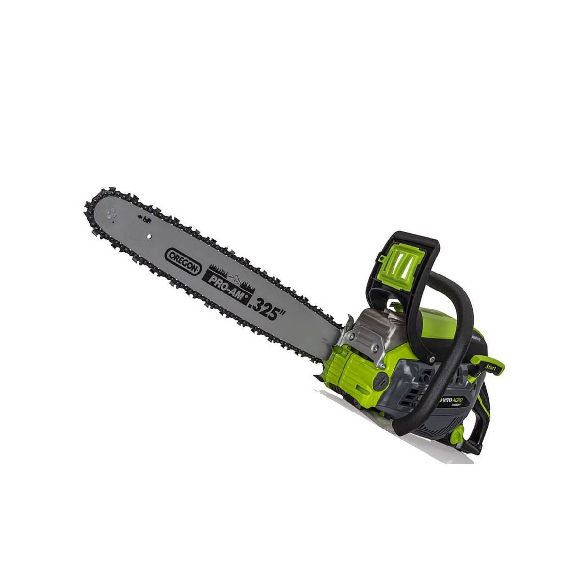 Tronçonneuse thermique 50cm3 Lame 55 cm Guide OREGON Moteur 2T Carburateur Walbro VITO - Imagen 9