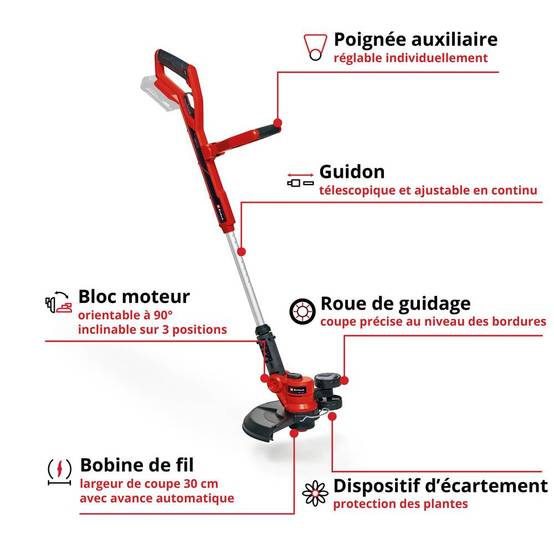 Einhell - Coupe-bordures sans fil GE-CT 18/30 Li-Solo Einhell - Image 2