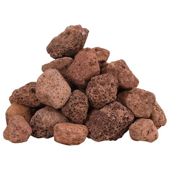 Pierres de Lave Décoratives pour Jardin et Aquarium 10 kg Rouge 3-5 cm - ComfortXL Outdoor Living - Image 3