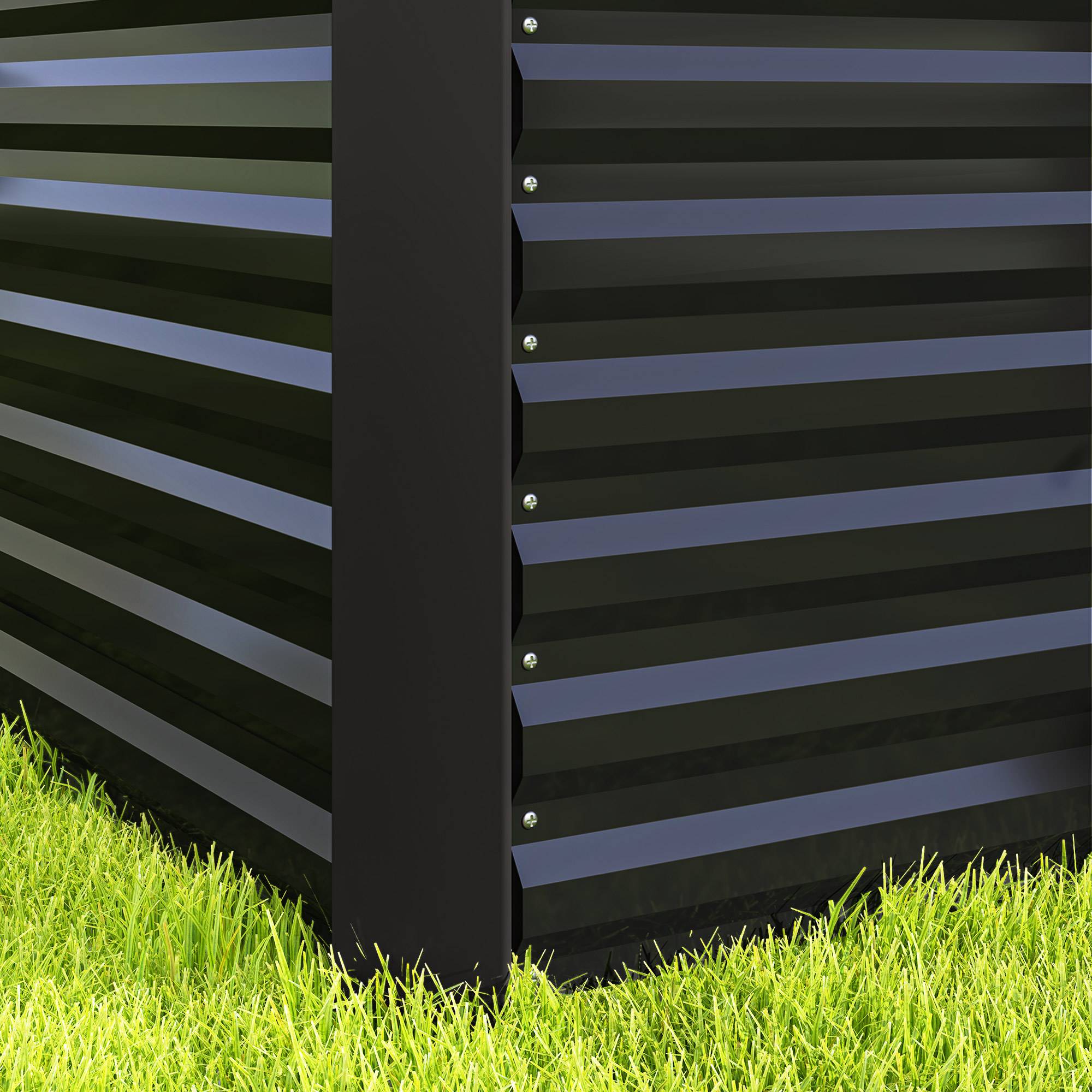 PANGIVO - Carré potager acier galvanisé gris foncé 120 x 60 x 60 cm - PANGIVO - Image 10