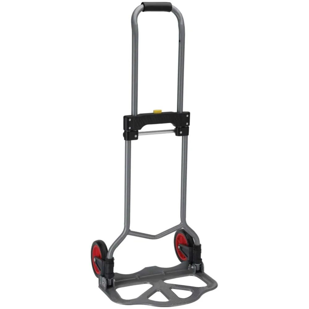 Chariot diable pliable acier 60kg 80x385x710mm - Image 2