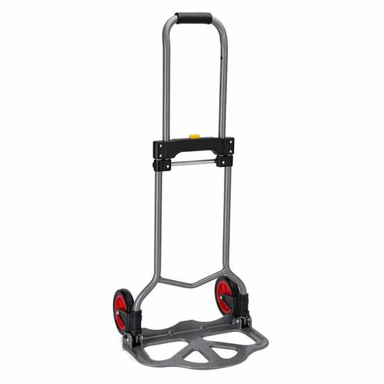 Chariot diable pliable acier 60kg 80x385x710mm - Image 6