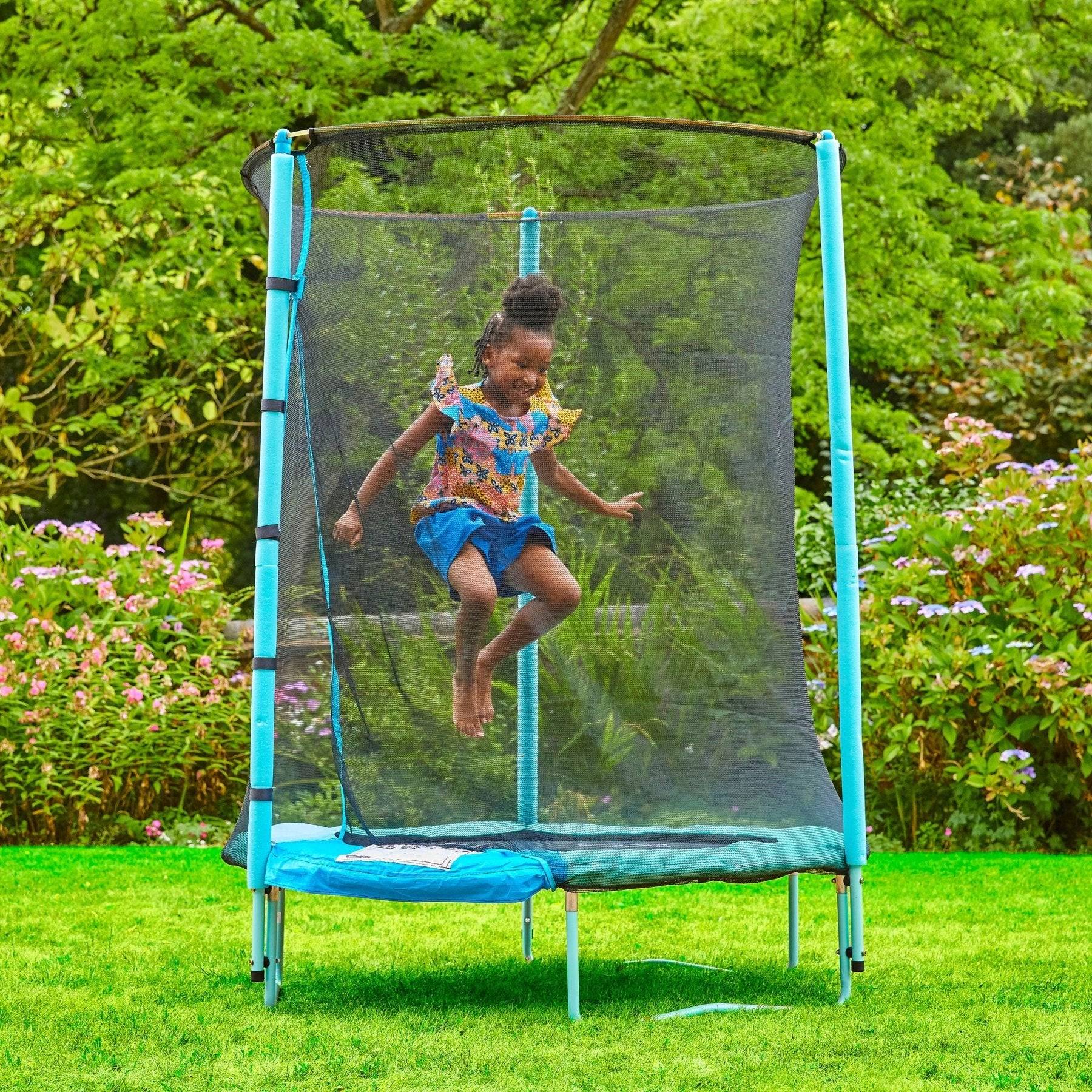 Tp Toys - Trampoline rond D140 cm JUNIOR avec ouverture igloo - Imagen 9
