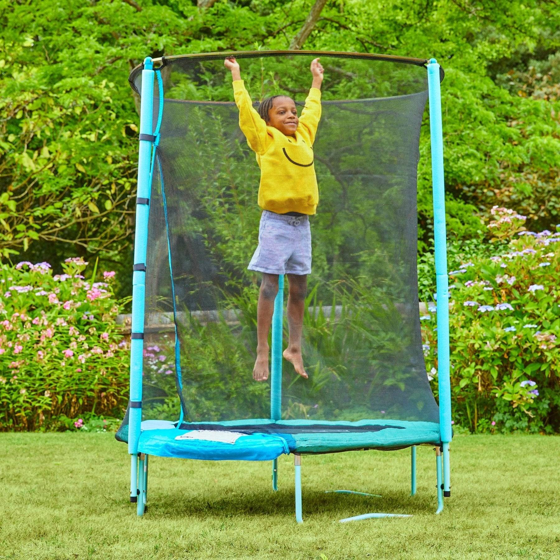Tp Toys - Trampoline rond D140 cm JUNIOR avec ouverture igloo - Imagen 3