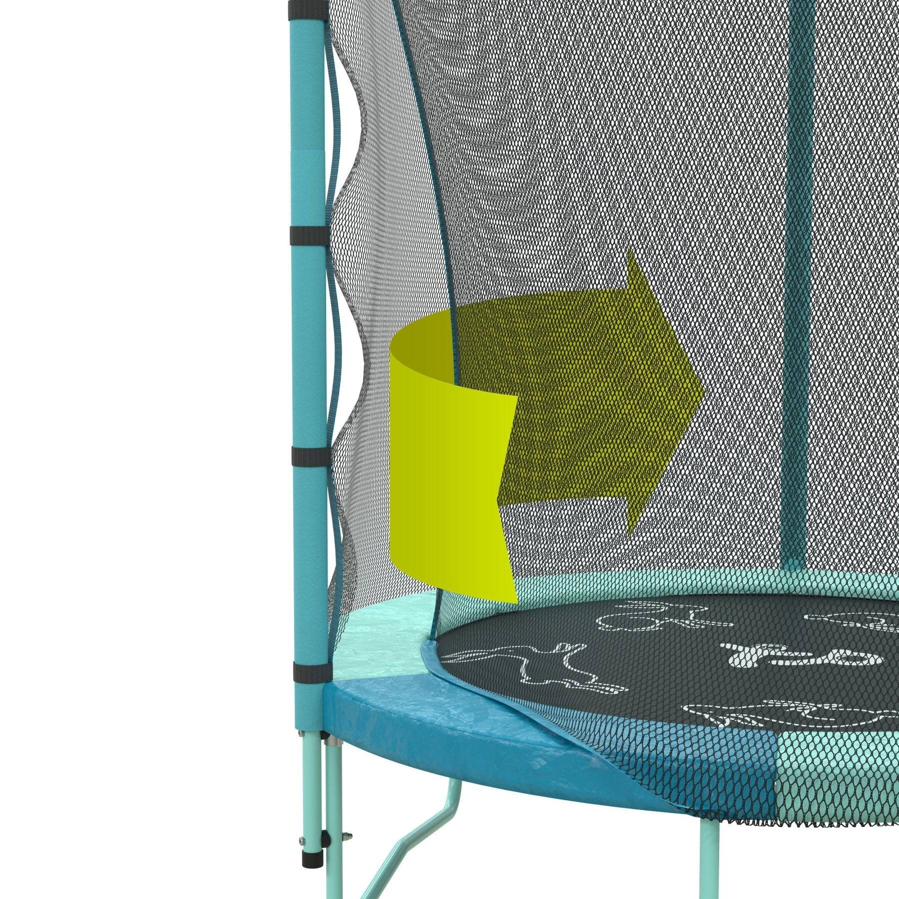 Tp Toys - Trampoline rond D140 cm JUNIOR avec ouverture igloo - Imagen 10