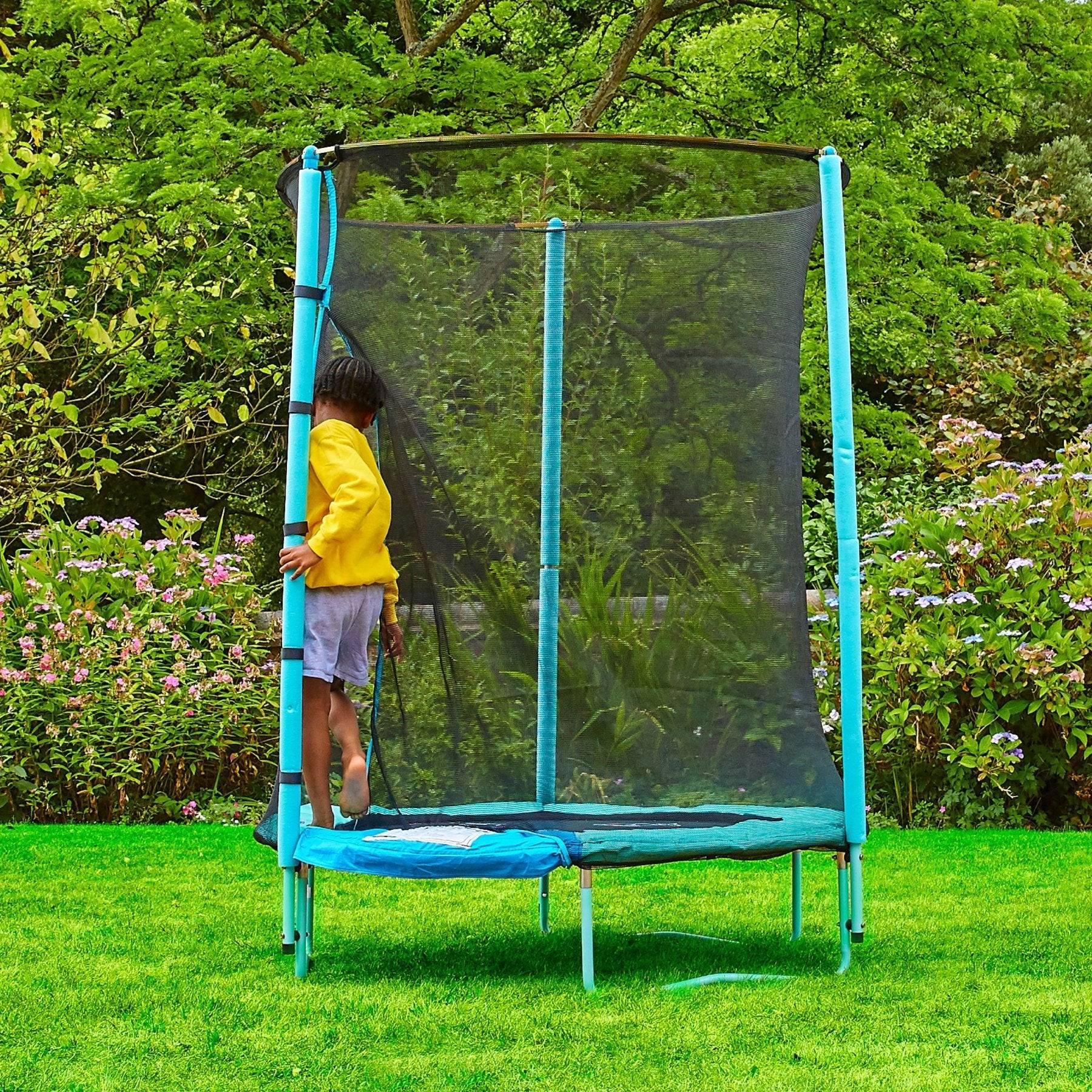 Tp Toys - Trampoline rond D140 cm JUNIOR avec ouverture igloo - Imagen 4