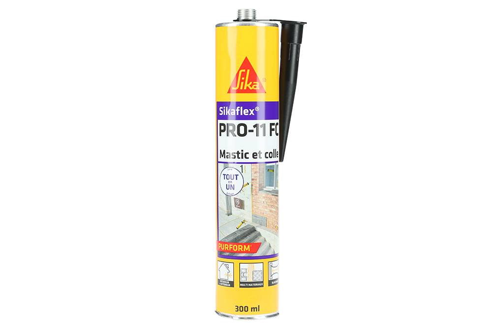 Mastic colle polyuréthane SIKAFLEX PRO 11 FC noir cartouche 300ml - SIKA - 659664 - Image 3
