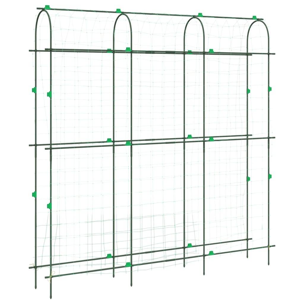 Grillage de jardin - Clôture à treillis - Treillis de jardin pour plantes grimpantes forme de U acier - Image 6