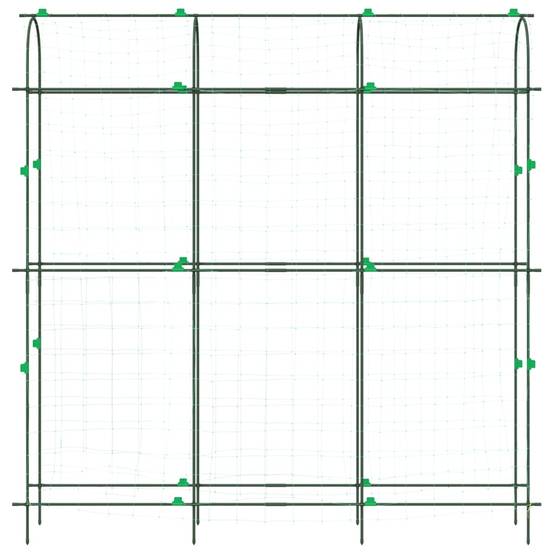 Grillage de jardin - Clôture à treillis - Treillis de jardin pour plantes grimpantes forme de U acier - Image 4