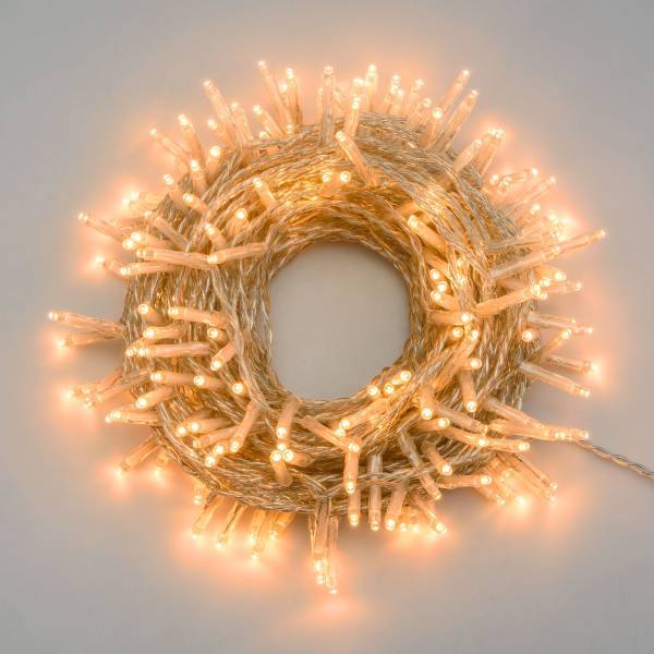 Lotti - Guirlande lumineuse 53M 8 modes 750 miniLED ambré câble transparent Lotti - Imagen 6