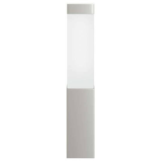 2pcs Appliques murales extérieures - Lampes murales extérieures Argent 10,5 x 6 x 35 cm g6 - Image 4