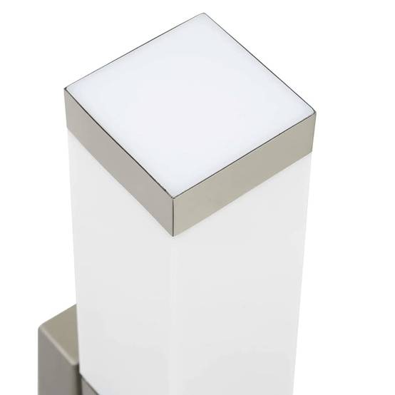 2pcs Appliques murales extérieures - Lampes murales extérieures Argent 10,5 x 6 x 35 cm g6 - Image 7