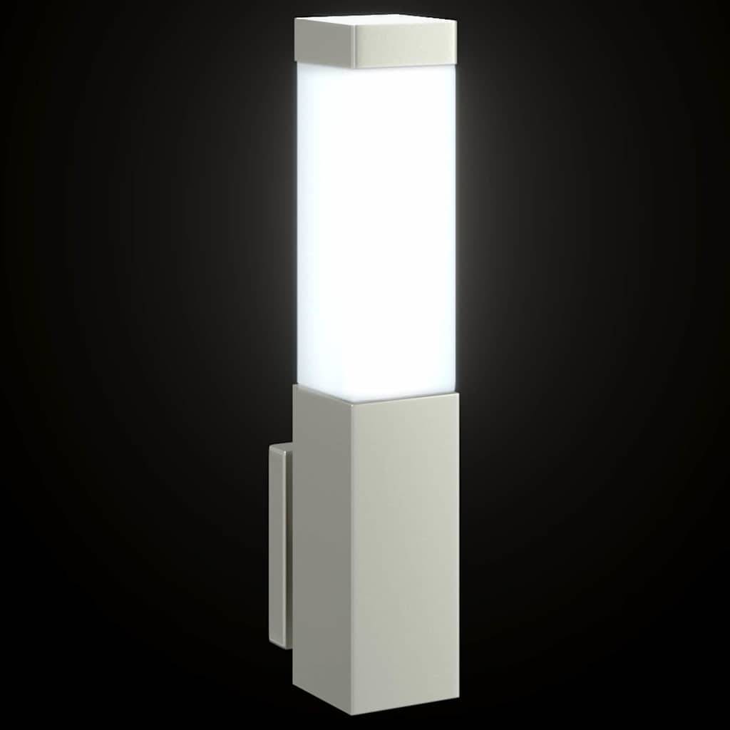 2pcs Appliques murales extérieures - Lampes murales extérieures Argent 10,5 x 6 x 35 cm g6 - Image 8
