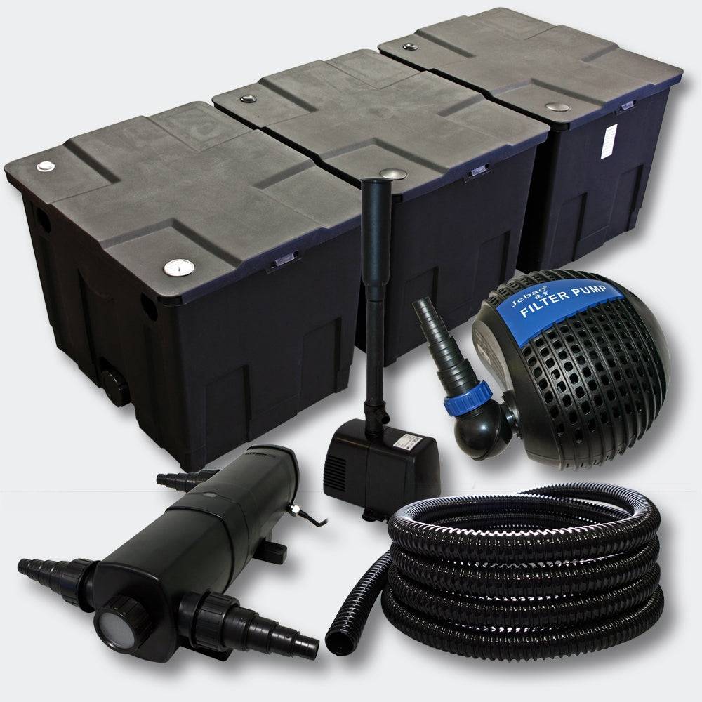 Helloshop26 - Kit de Filtration de Bassin 90000l 24 Watts UVC Stérilisateur Pompe Fontaine