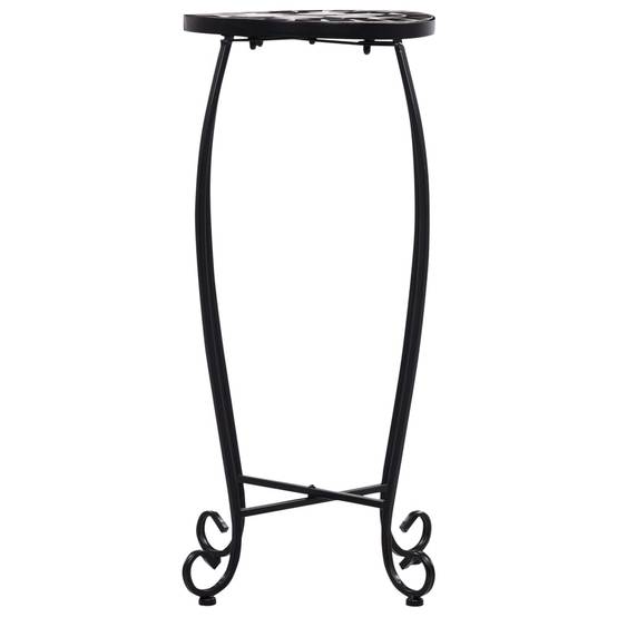 Maison Chic - Table de jardin - Tables mosaïque 3 pcs noir et blanc Céramique HL1092 - Image 6