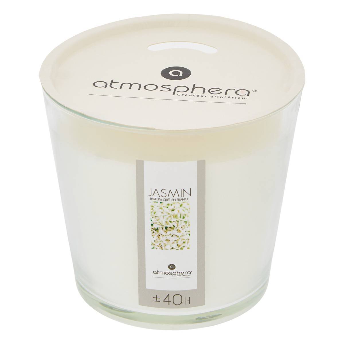 Atmosphera - Bougie parfumée jasmin 500g - Atmosphera Créateur d'intérieur - Imagen 2