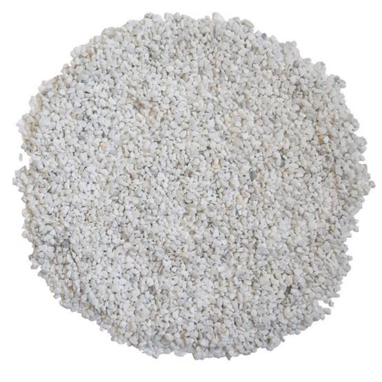 Gravier décoratif coloré 2/4mm (Pot 1kg) - Blanc - Jardinex - Image 1