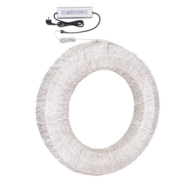 Lotti - Couronne 3D lumineuse ø110cm MicroLED Blanc Chaud & RGB MultiFLASH Métal IP67 HDM Pro Lotti - Image 5