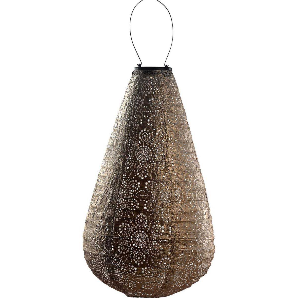 Lumiz - Lanterne solaire Drop 28 cm Topaze - Doré - Imagen 1