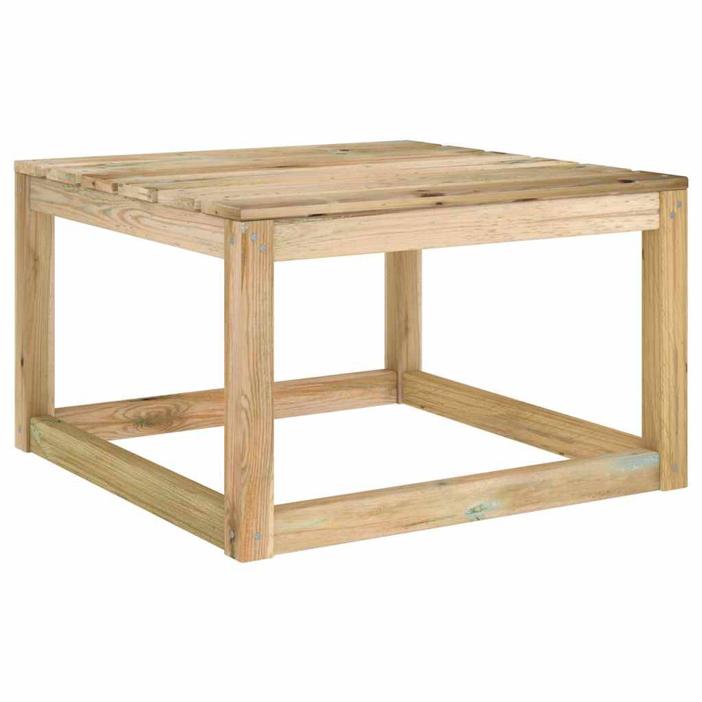 Vidaxl - Tables palette de jardin 2pcs 60x60x36,5cm Bois de pin imprégné vidaXL 315704 - Imagen 2