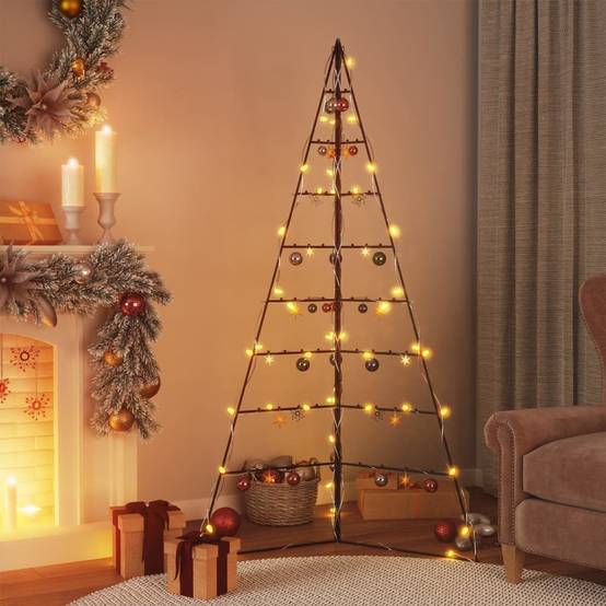 Prolenta Premium - Sapin de noel en bois Cadyville Noir 102,5 X 75 X 180 cm - P87209N - Image 1