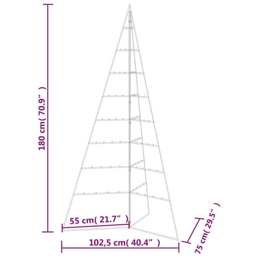 Prolenta Premium - Sapin de noel en bois  Cadyville Noir  102,5 X 75 X 180 cm  - P87209N - Image 7