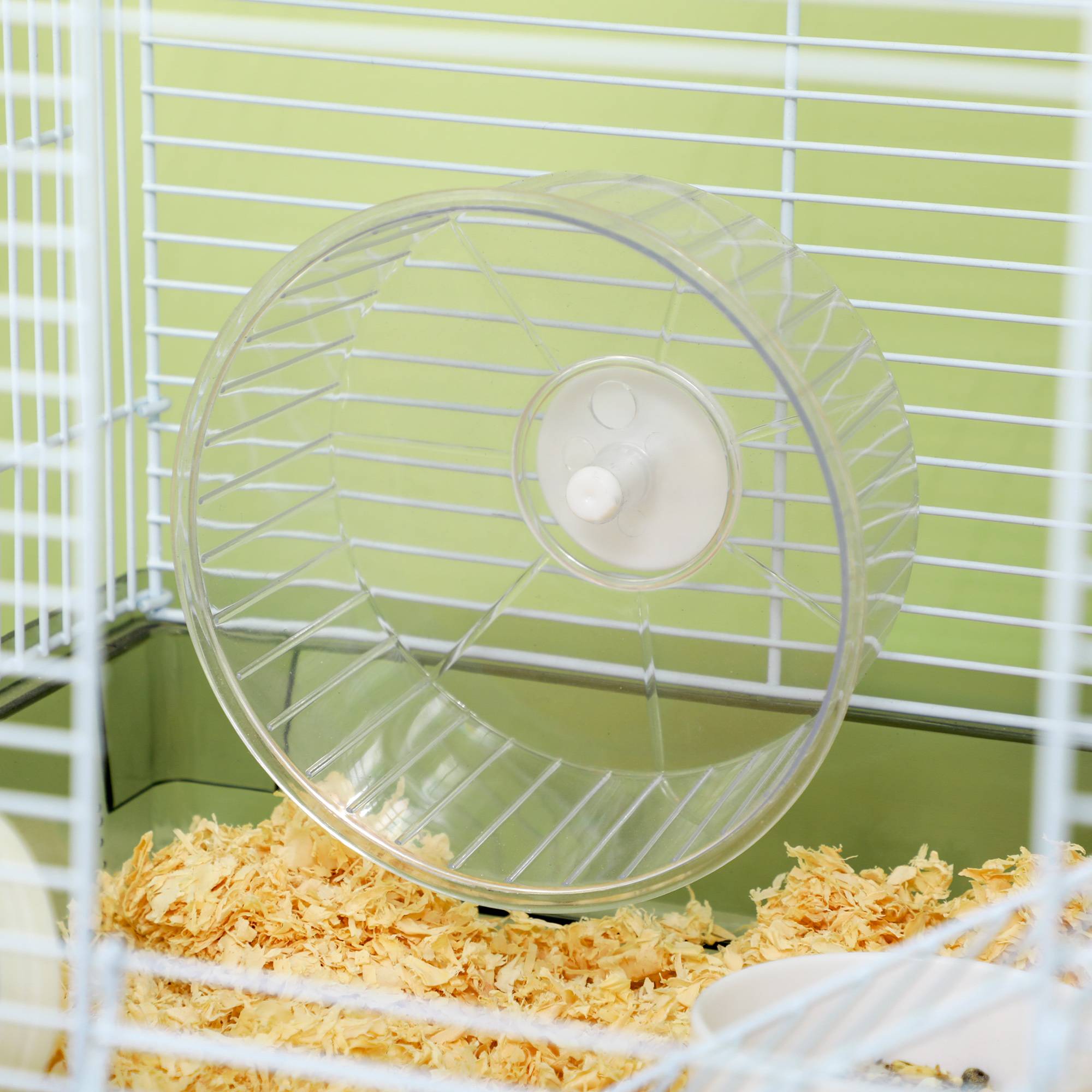 Pawhut - Cage rongeur hamster - tunnel, poignée, accessoires - plastique acier gris blanc - Imagen 5