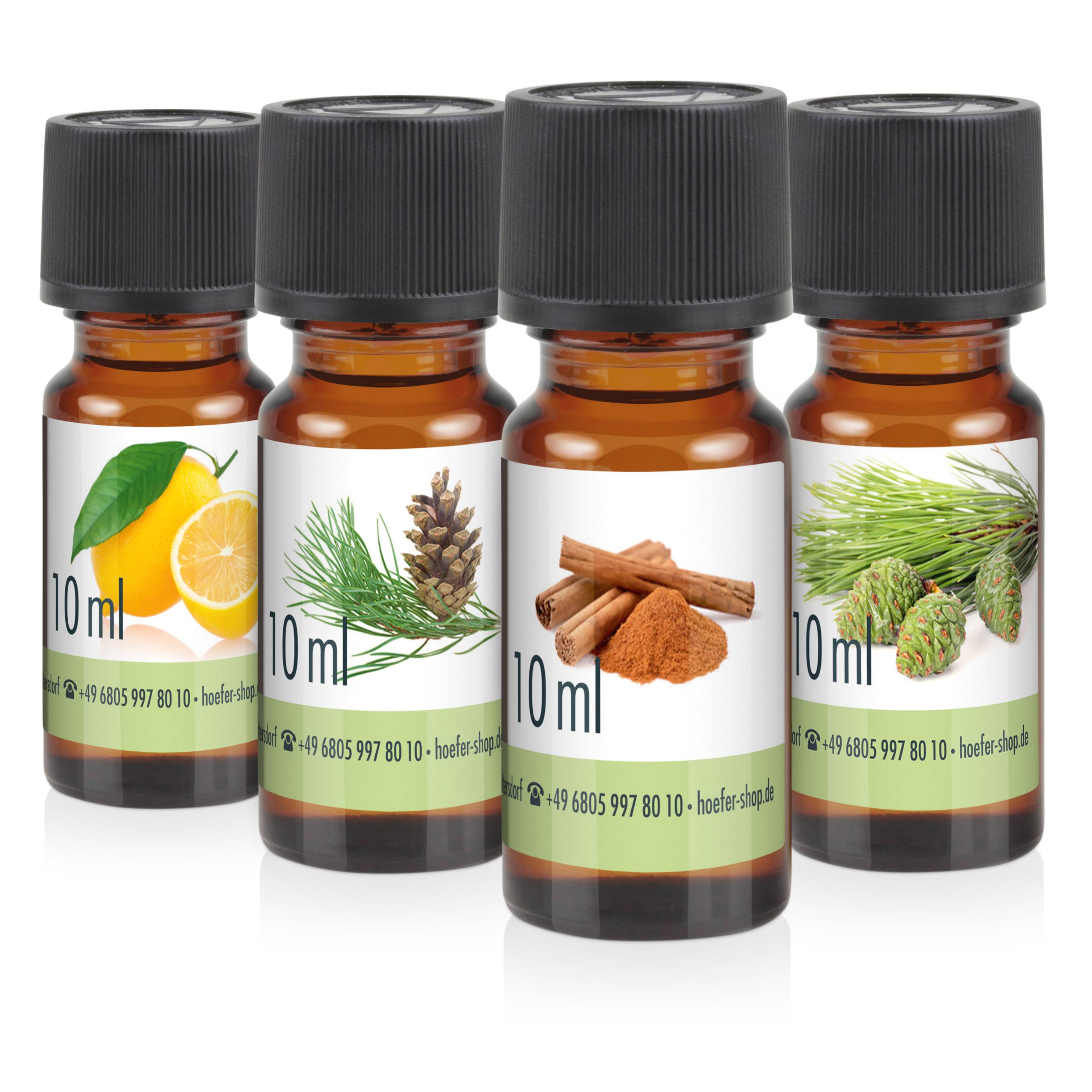 Huiles parfumées 4 x 10 ml - Set 9 x 1