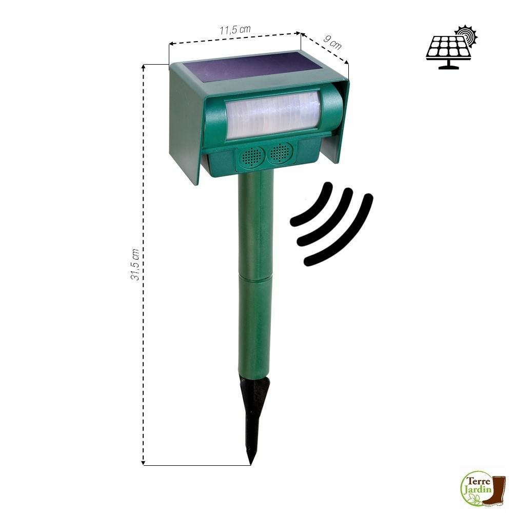 Anti chat et nuisible solaire à ultrasons - Image 2