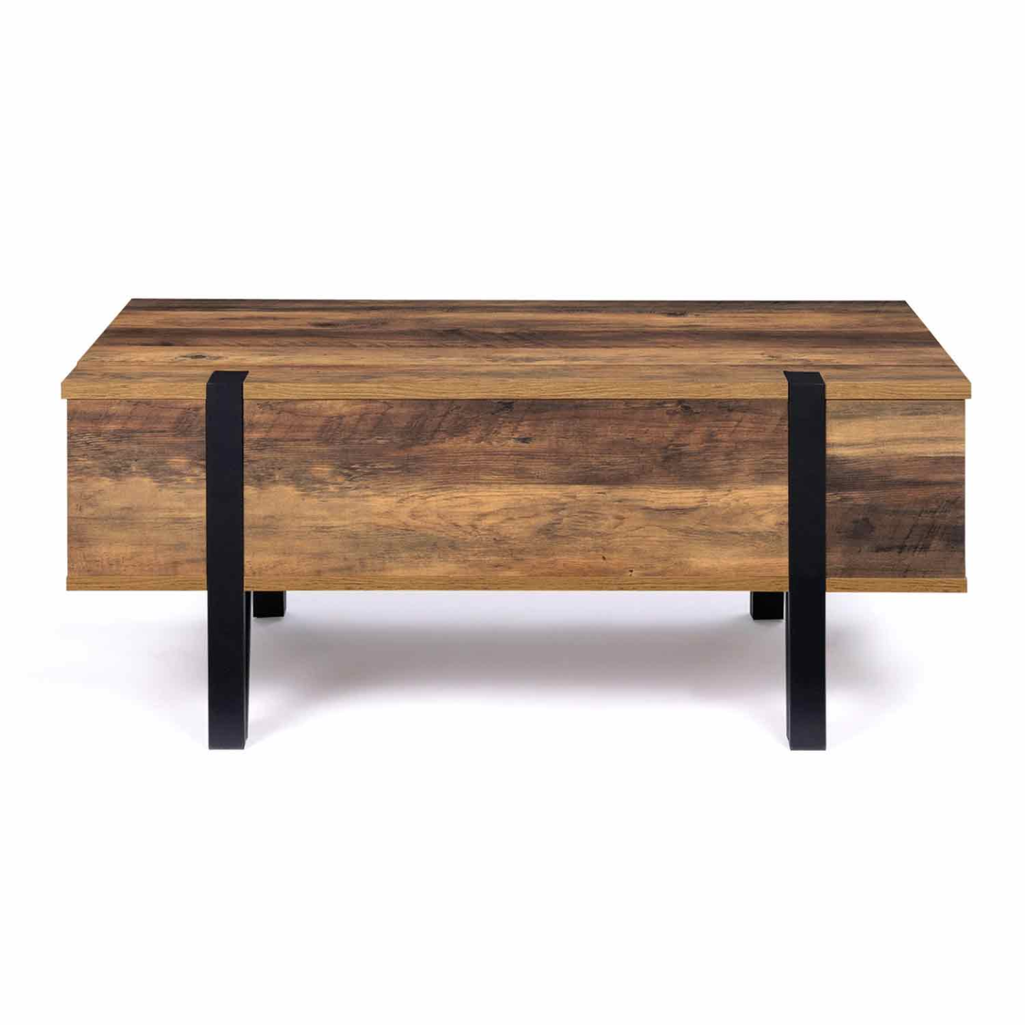 Table basse plateau relevable rectangulaire AUSTRIA bois pied épingle - Image 3