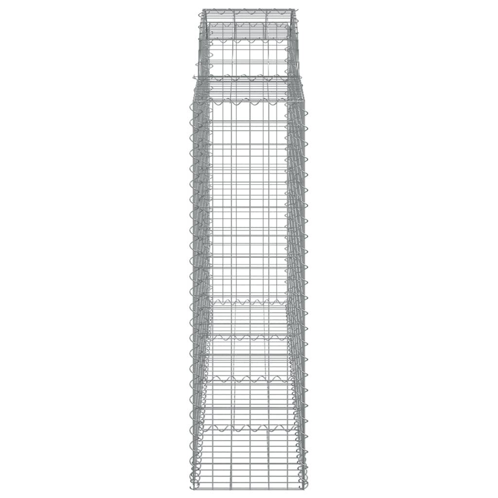 Vidaxl - Paniers à gabions arqués 7 pcs 200x50x140/160 cm Fer galvanisé vidaXL 3146367 - Image 6