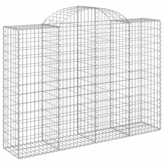 Vidaxl - Paniers à gabions arqués 7 pcs 200x50x140/160 cm Fer galvanisé vidaXL 3146367 - Image 4