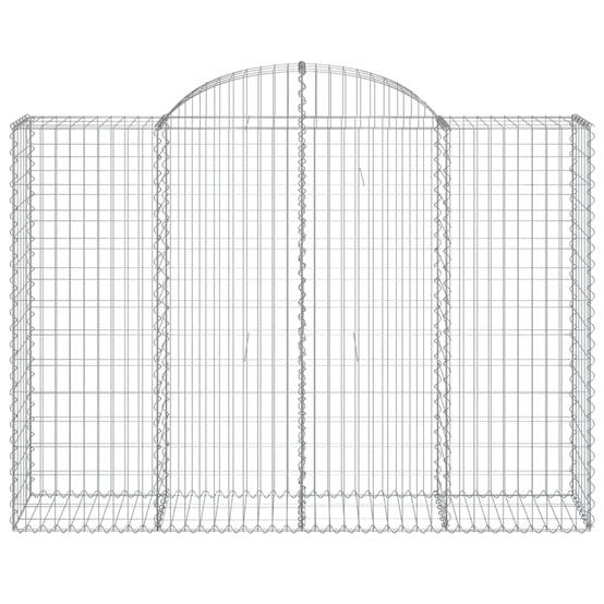 Vidaxl - Paniers à gabions arqués 7 pcs 200x50x140/160 cm Fer galvanisé vidaXL 3146367 - Image 5