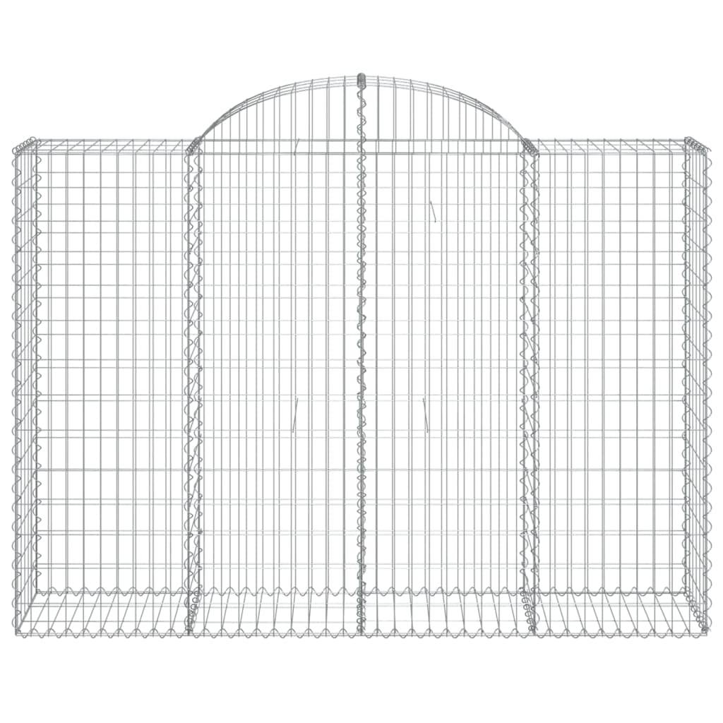 Vidaxl - Paniers à gabions arqués 7 pcs 200x50x140/160 cm Fer galvanisé vidaXL 3146367 - Image 5