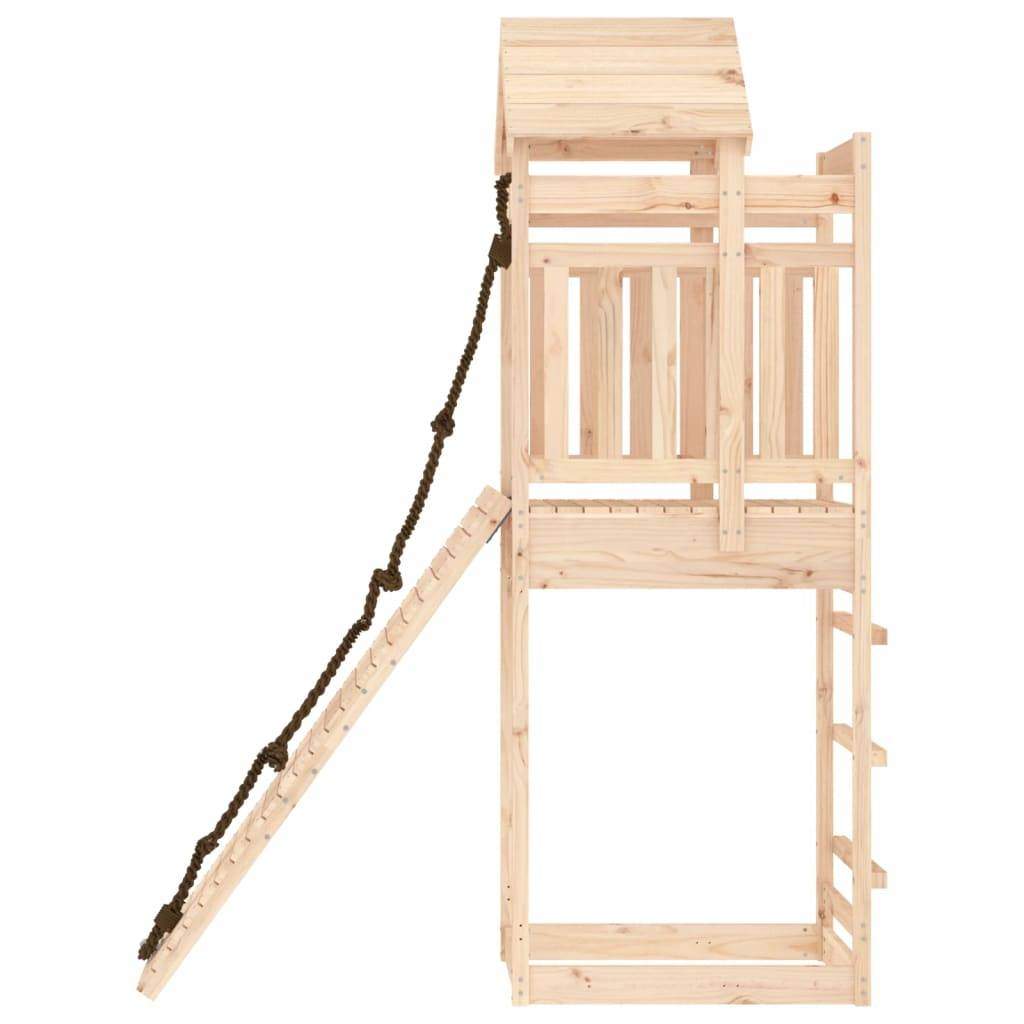 Helloshop26 - Maisonnette de jeu avec mur d'escalade 177 x 64 x 238 cm bois massif de pin - Imagen 4