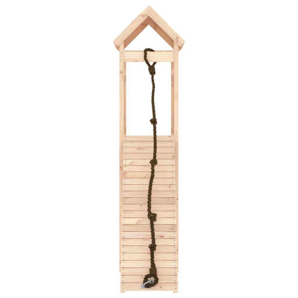 Helloshop26 - Maisonnette de jeu avec mur d'escalade 177 x 64 x 238 cm bois massif de pin - Imagen 2