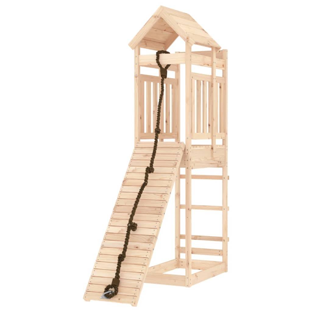 Helloshop26 - Maisonnette de jeu avec mur d'escalade 177 x 64 x 238 cm bois massif de pin - Imagen 3