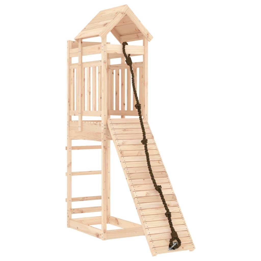 Helloshop26 - Maisonnette de jeu avec mur d'escalade 177 x 64 x 238 cm bois massif de pin - Imagen 1