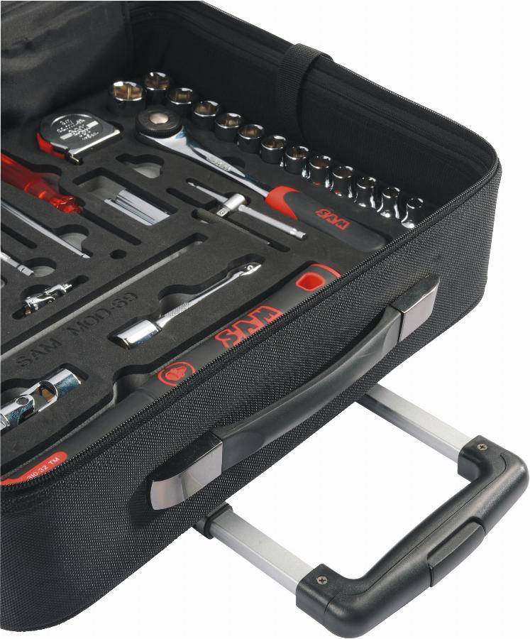 Valise textile vide 440 mm SAM OUTILLAGE avec trolley - BAG-3 - Imagen 3